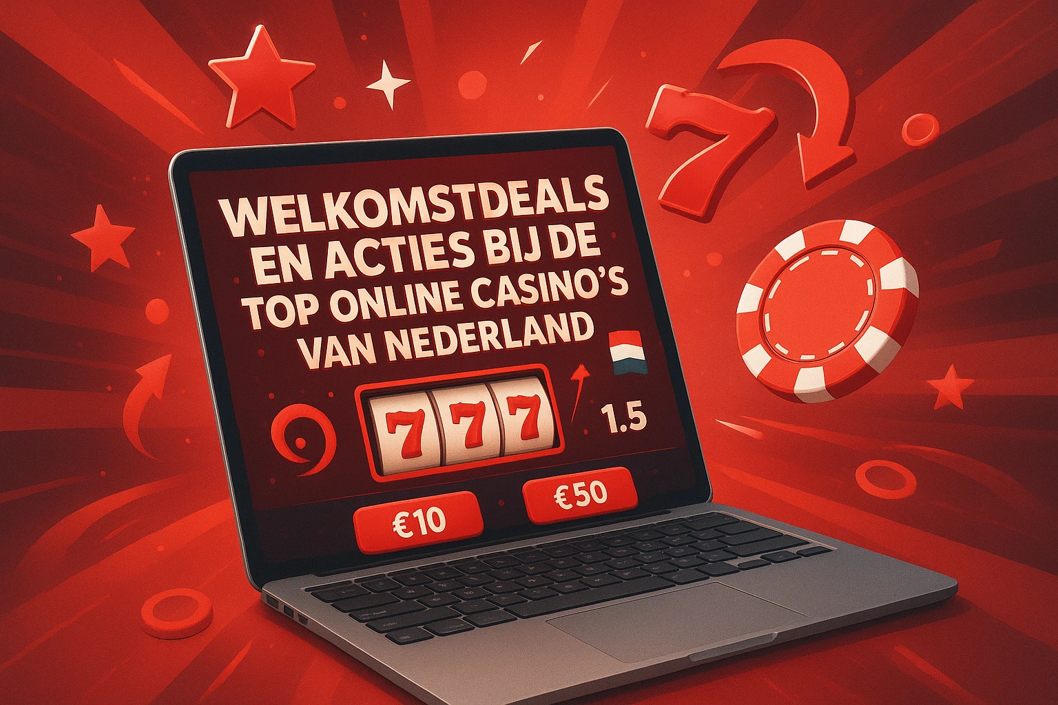 Welkomstdeals en Acties bij de Top Online Casino's van Nederland